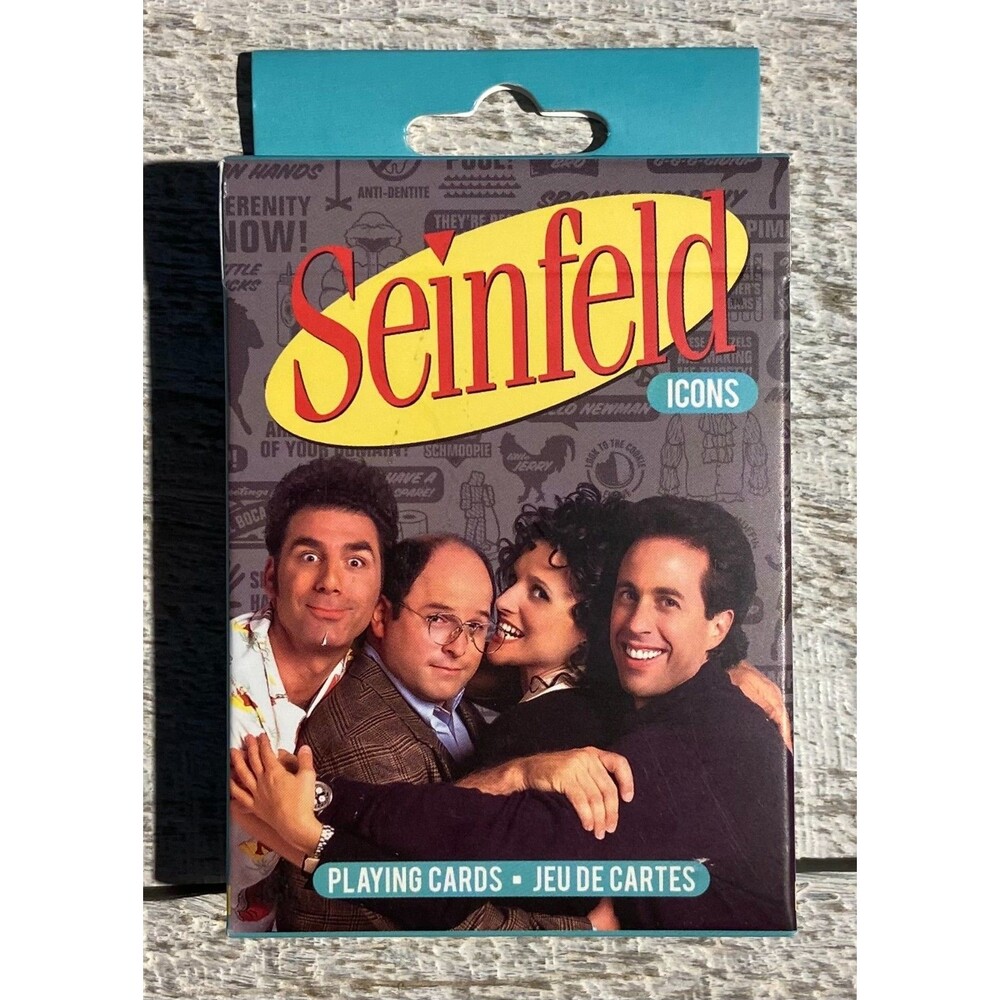 Seinfeld Playing Cards Complete Deck 52 + 2 Jokers Aquarius PC024
